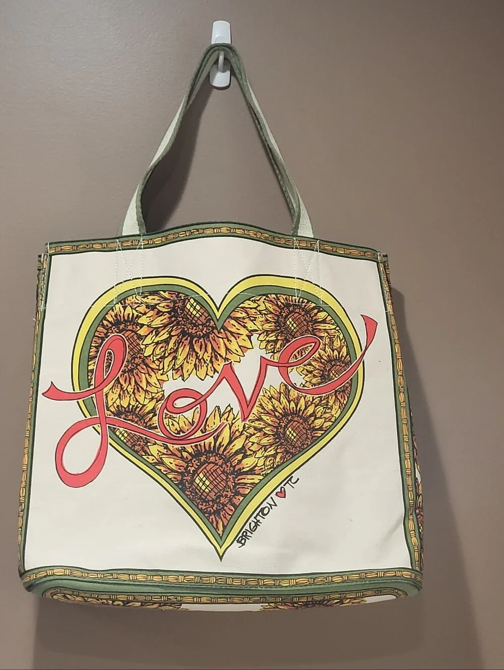 BRIGHTON Something Wonderful Sunflower Tote